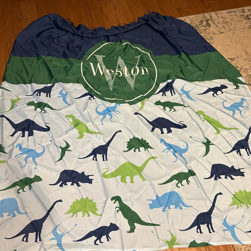 Personalized shower curtain Weston